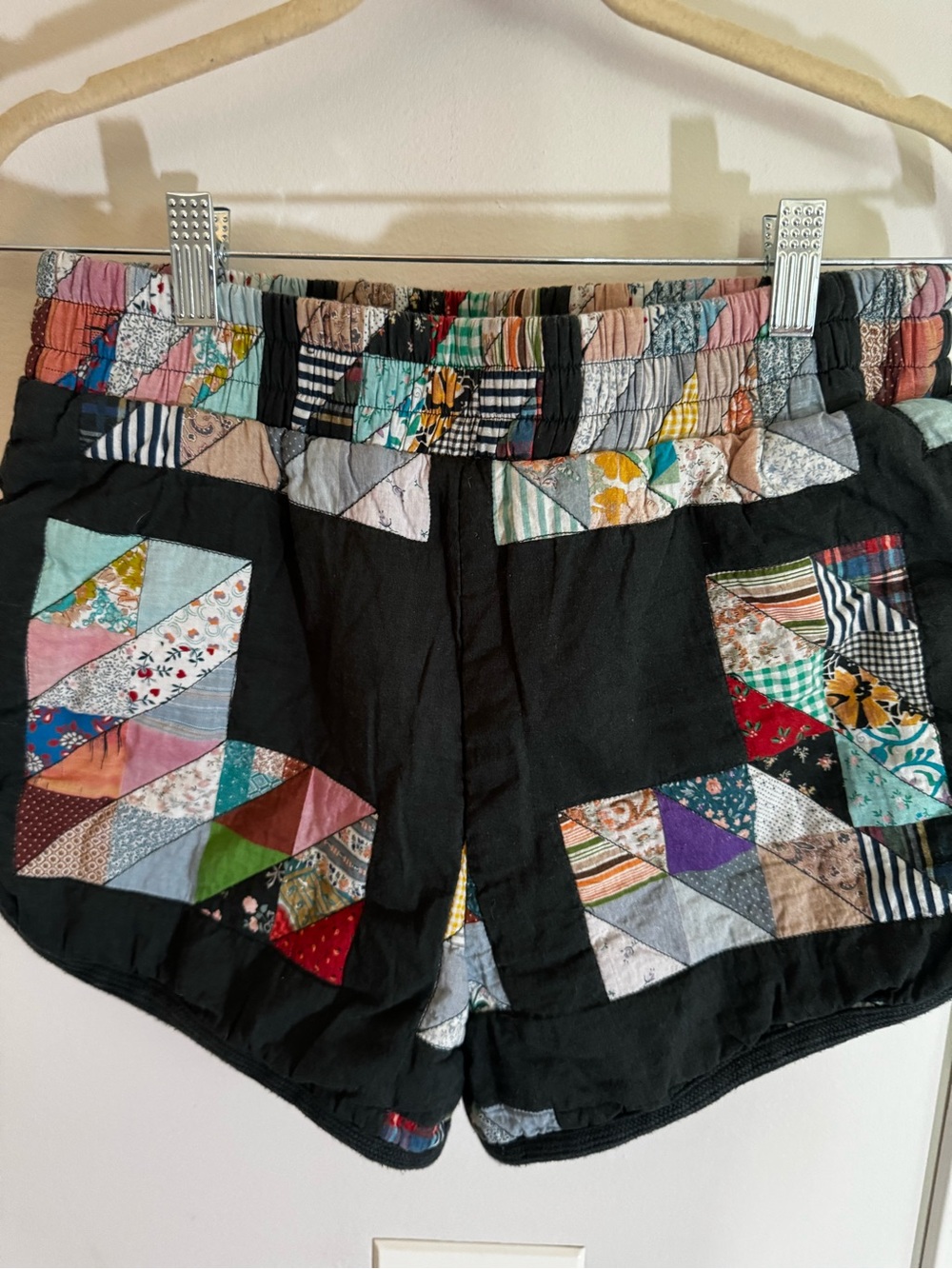 SEA NEW YORK TILIA PATCHWORK QUILTED SHORTS - Picture 3 of 7